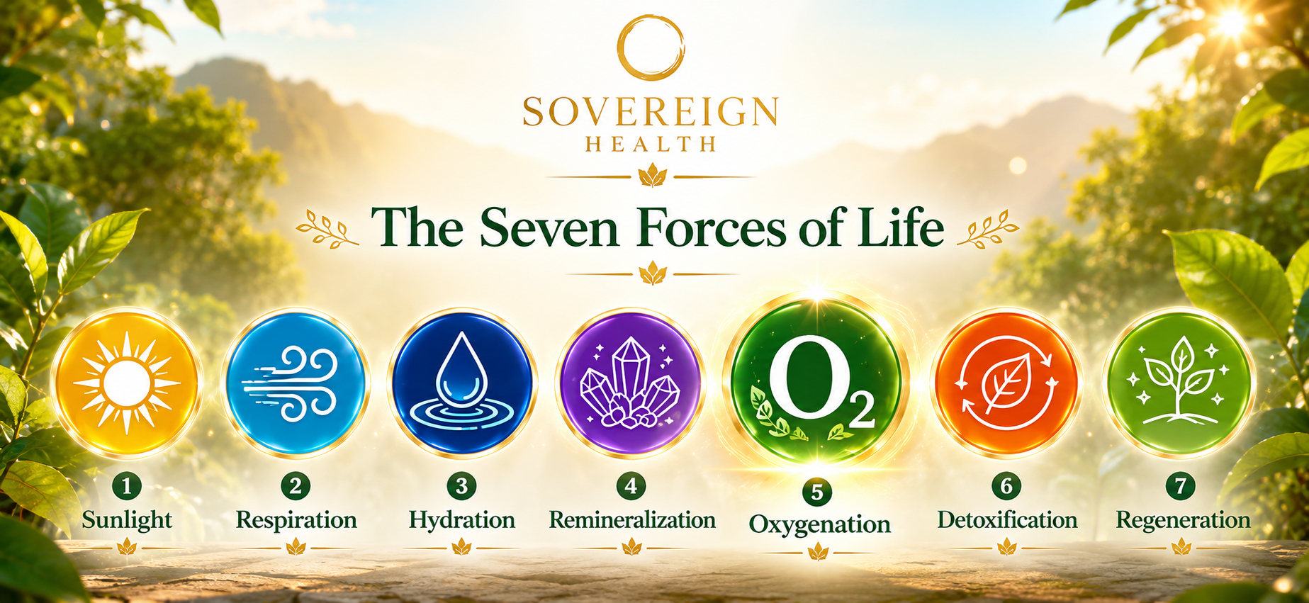 The Seven Forces of Life — Sovereign Health masterclass.
